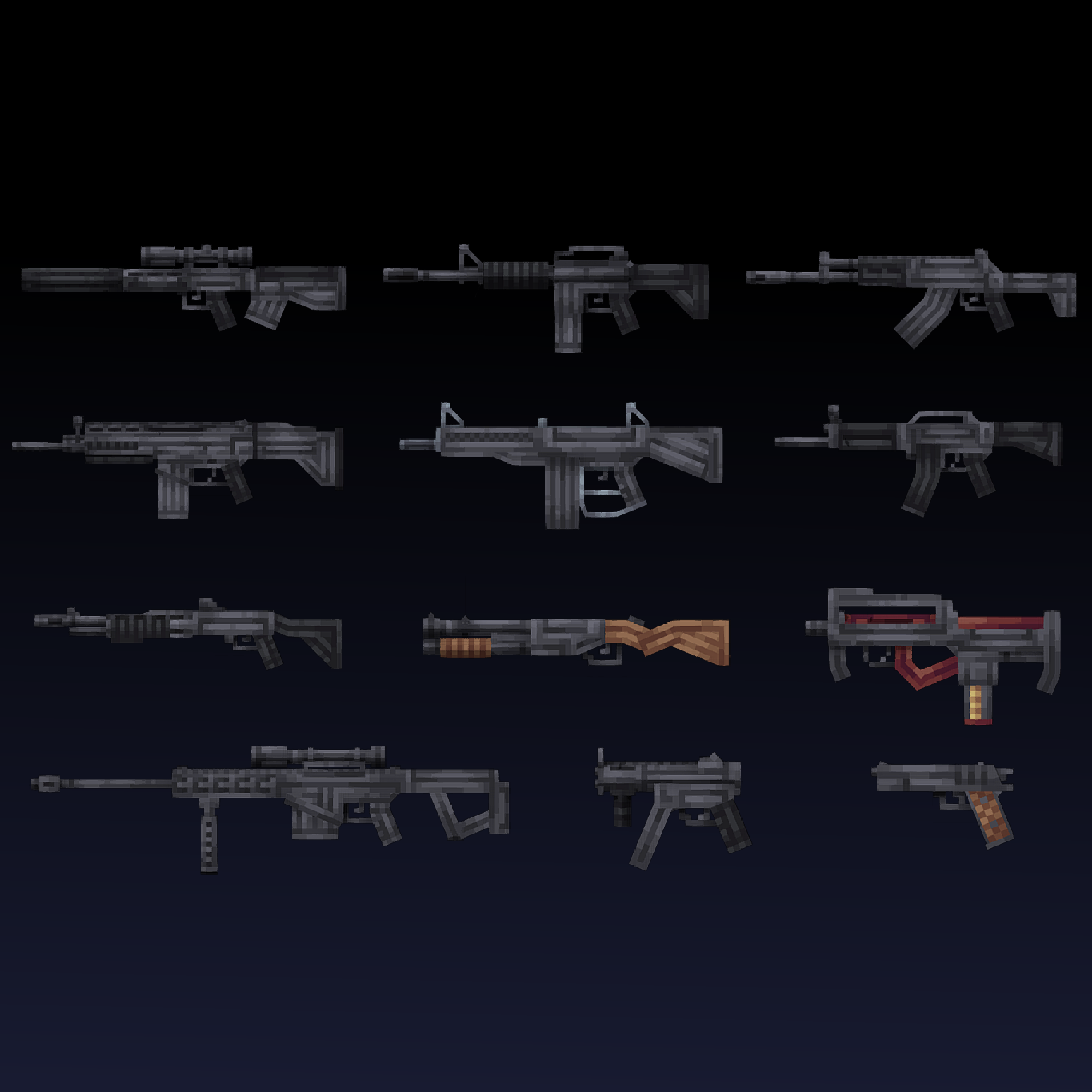 ภาพตัวอย่าง Guns Pack Vol.2