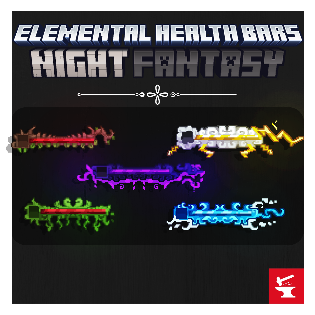 Elemental Healthbars Vol.2 미리보기 이미지