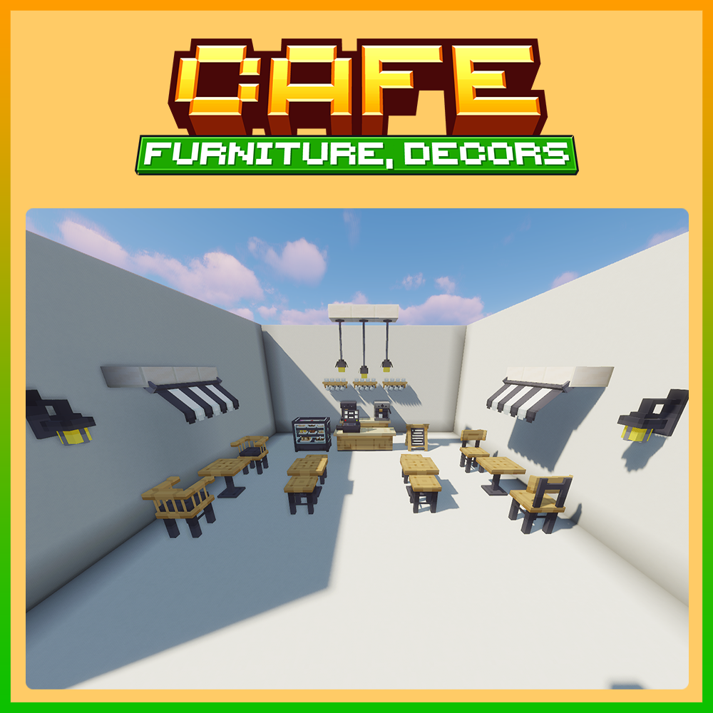cafe furniture decor set