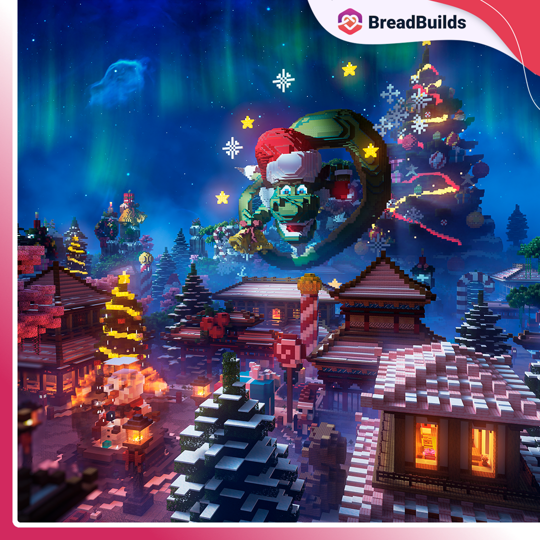 Winter Blossom Village visualização