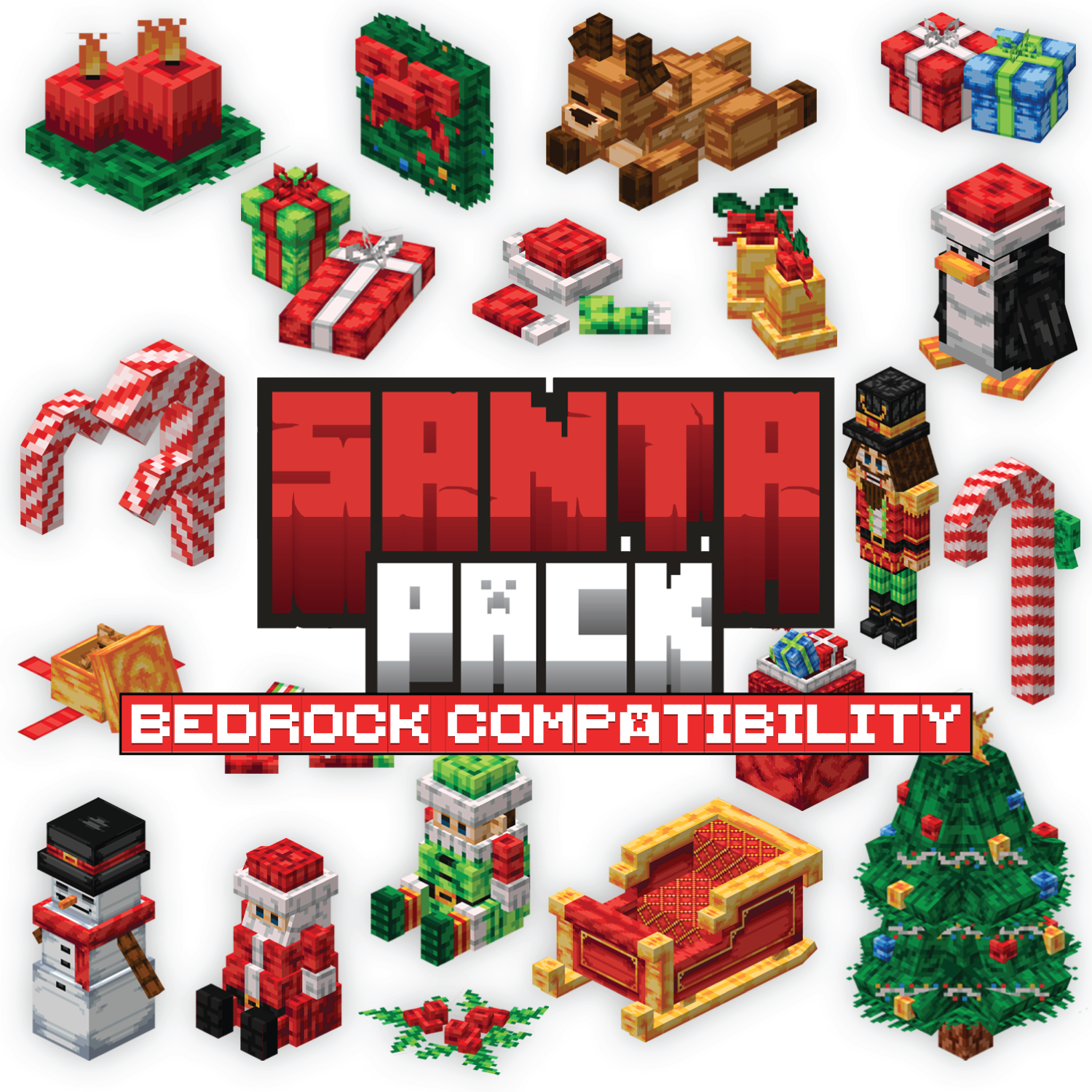 Imagen previa de Santa Decoration Pack [For GeyserMC]