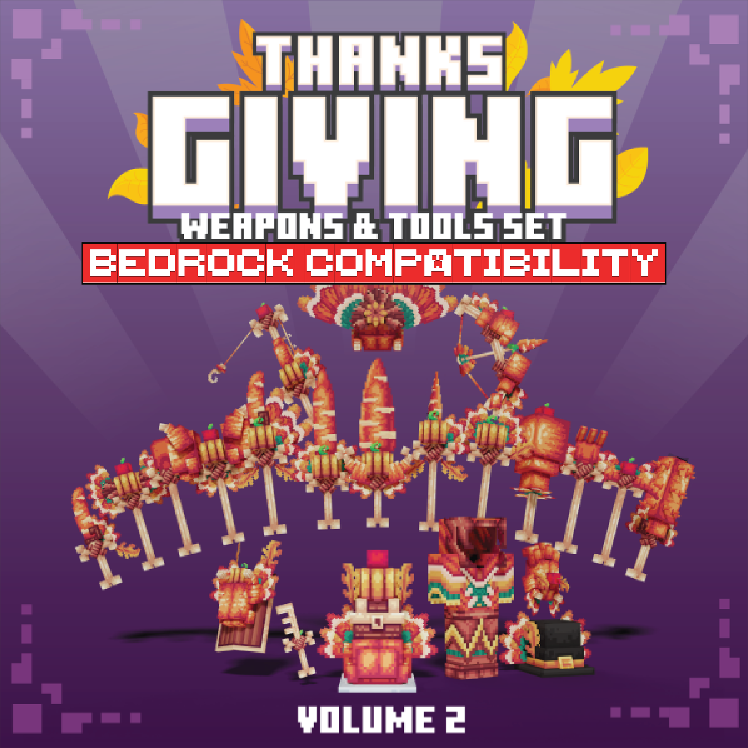 Imagen previa de Thanks Giving Weapon Set Volume 2 [For GeyserMC]