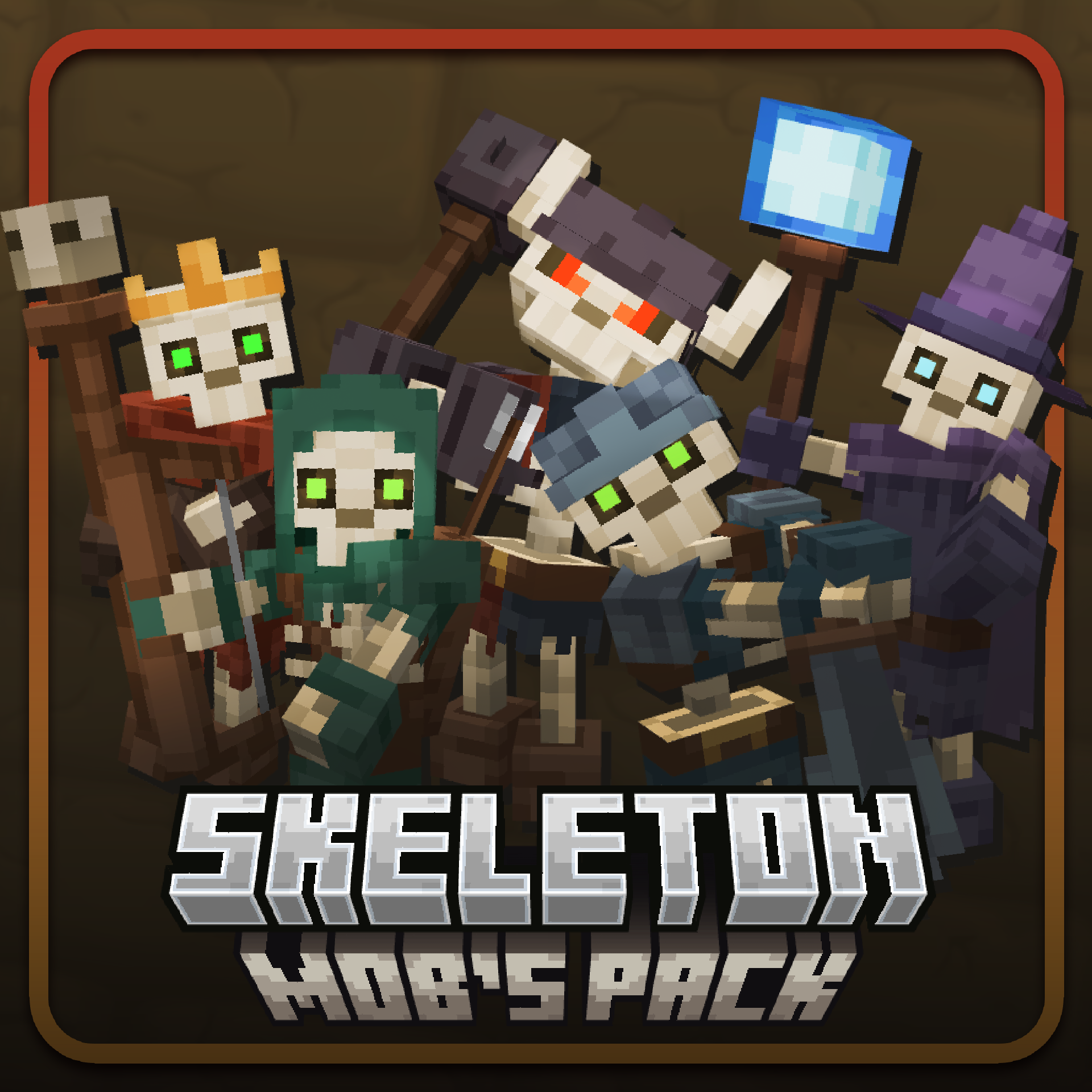 Skeleton Mobs Pack 預覽圖