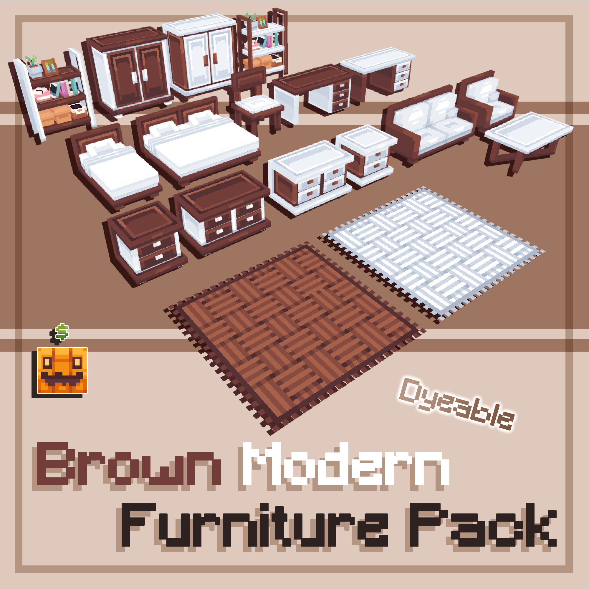 Brown Modern Furniture Pack 预览图