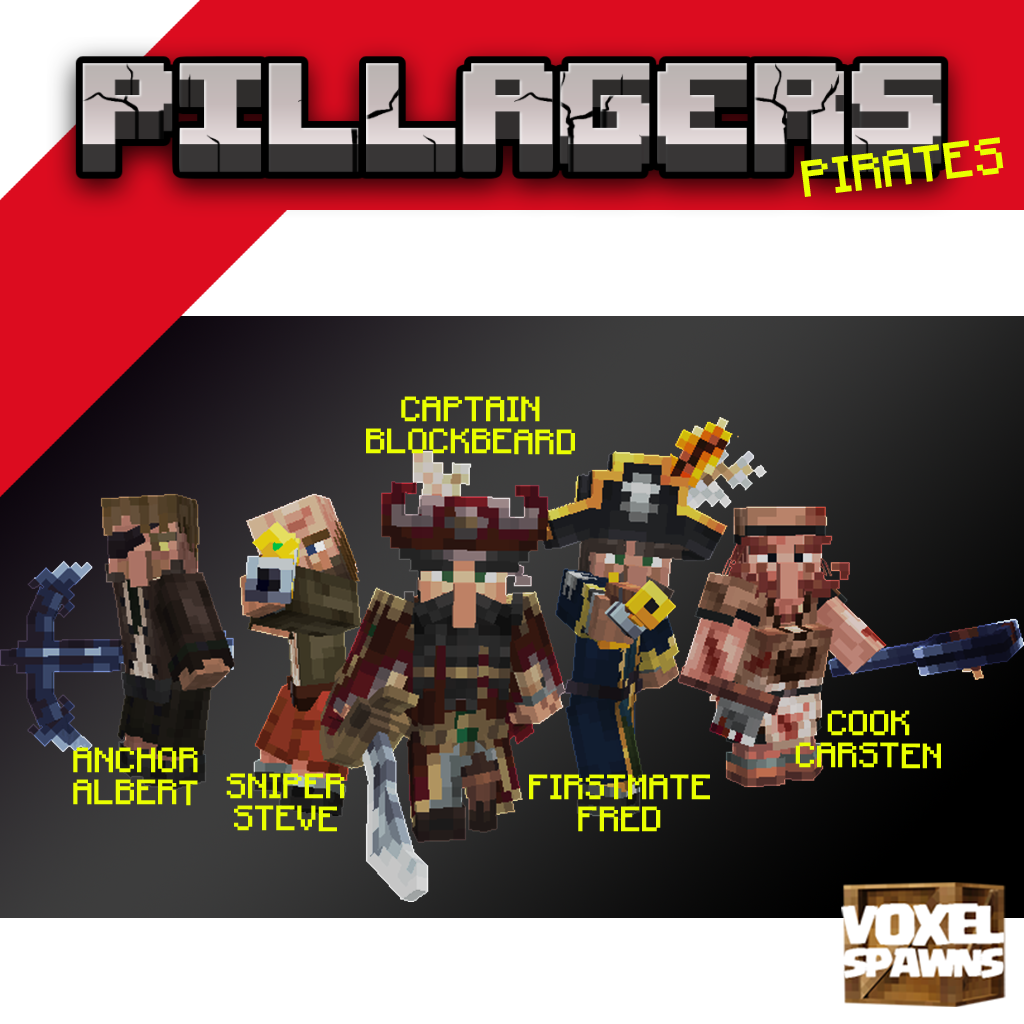 Voxelspawns Pirate Pillagers Pack