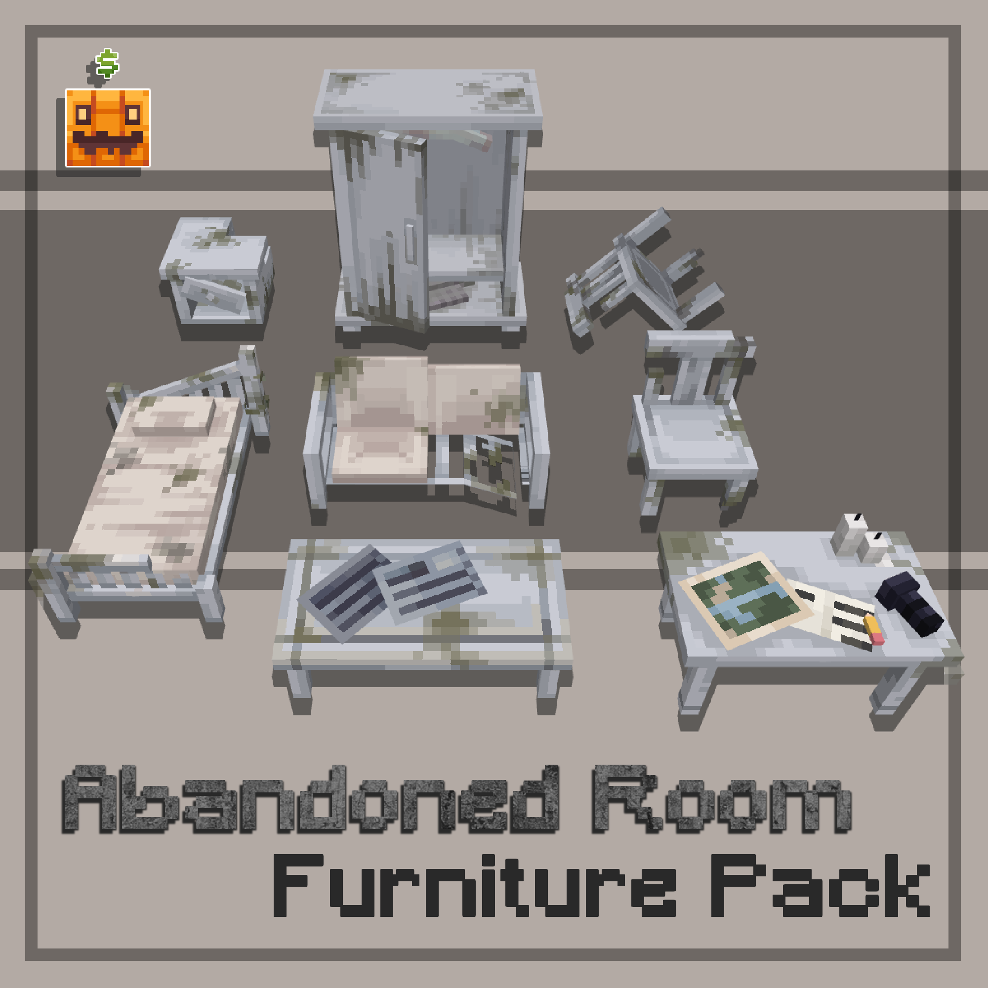 Abandoned Room Furniture Pack 预览图