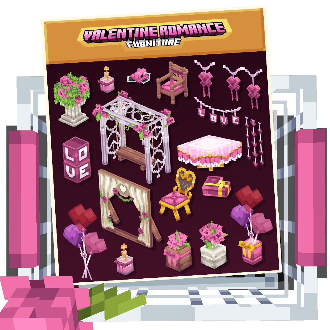 Valentine Romance Furniture [Dyeable]