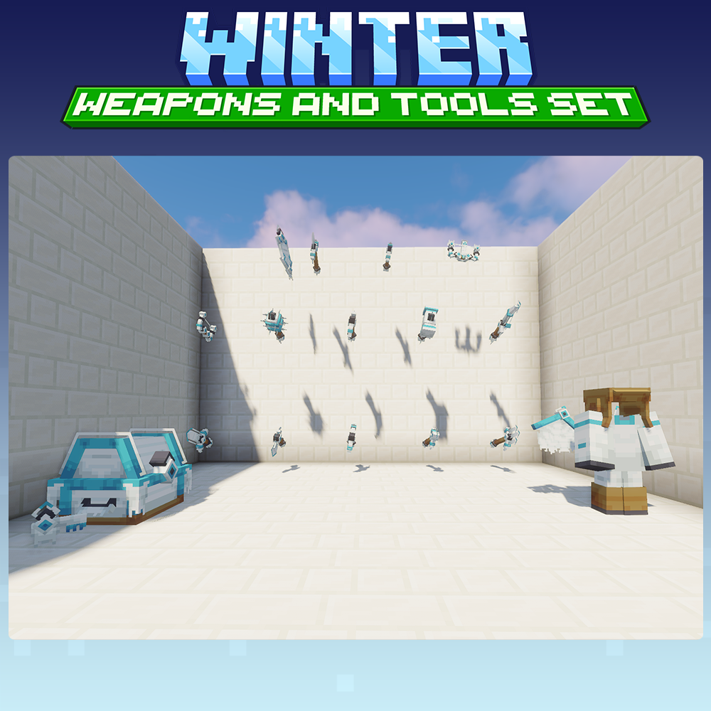 winter tools weapons cosmetics armor set