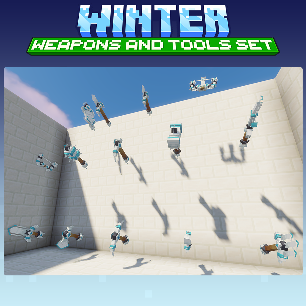 winter tools weapons cosmetics armor set