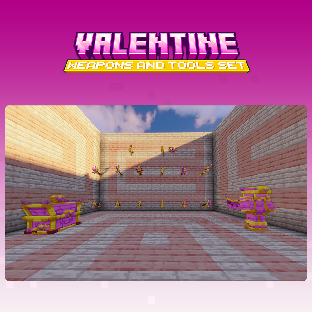 valentine day tools weapons armor cosmetics