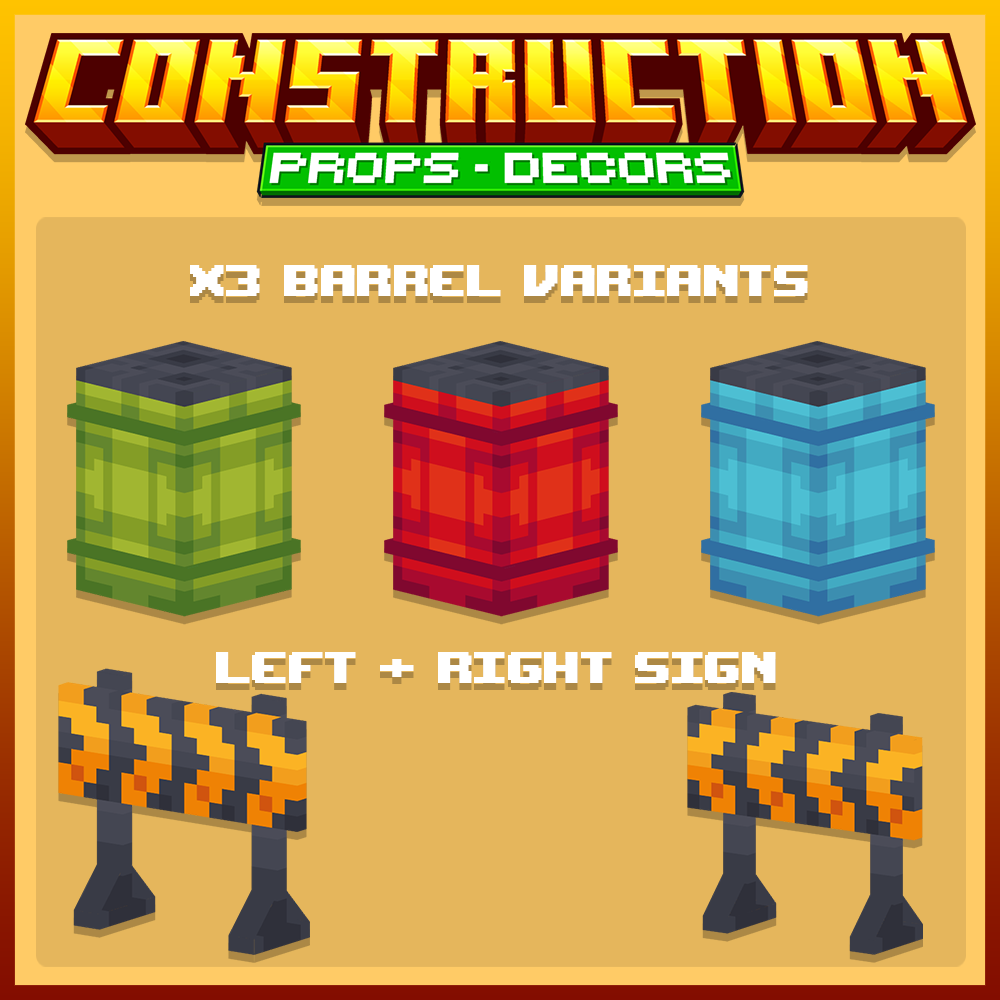 construction props decors furnitures