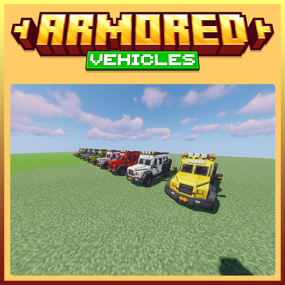 armored vehicles mounts entities car truck