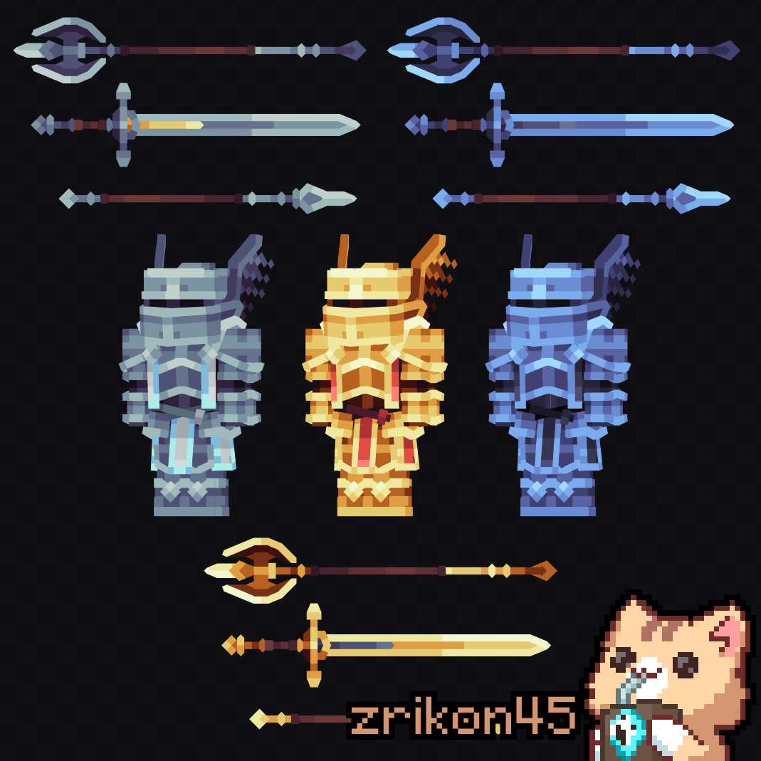 Knight Armor & Weapon Pack [LRPG Series] preview image