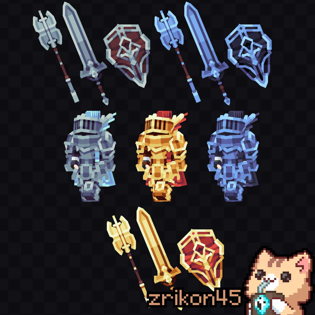 Paladin Armor & Weapon Pack [LRPG Series]