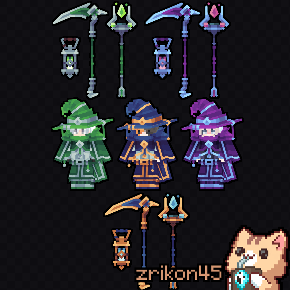 Mage Armor & Weapon Pack [LRPG Series] preview image