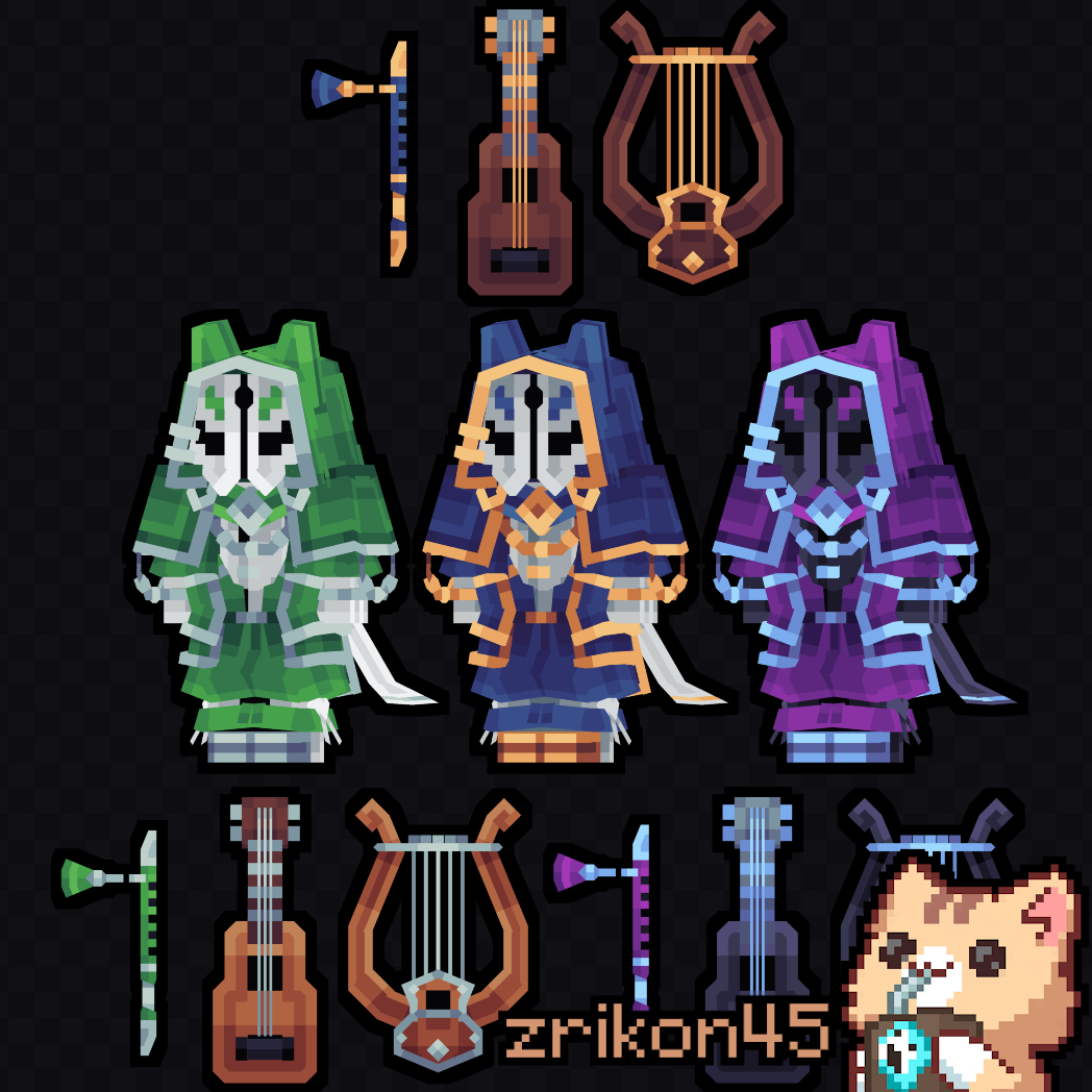 Bard Armor & Weapon Pack [LRPG Series] preview image