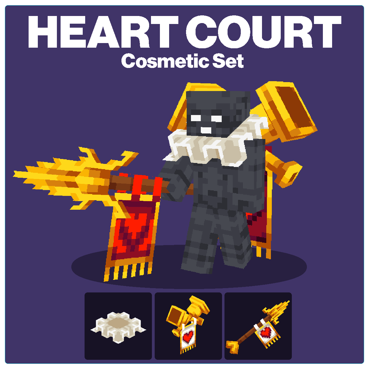Heart Court Cosmetic Set (1.21.11+) 미리보기 이미지