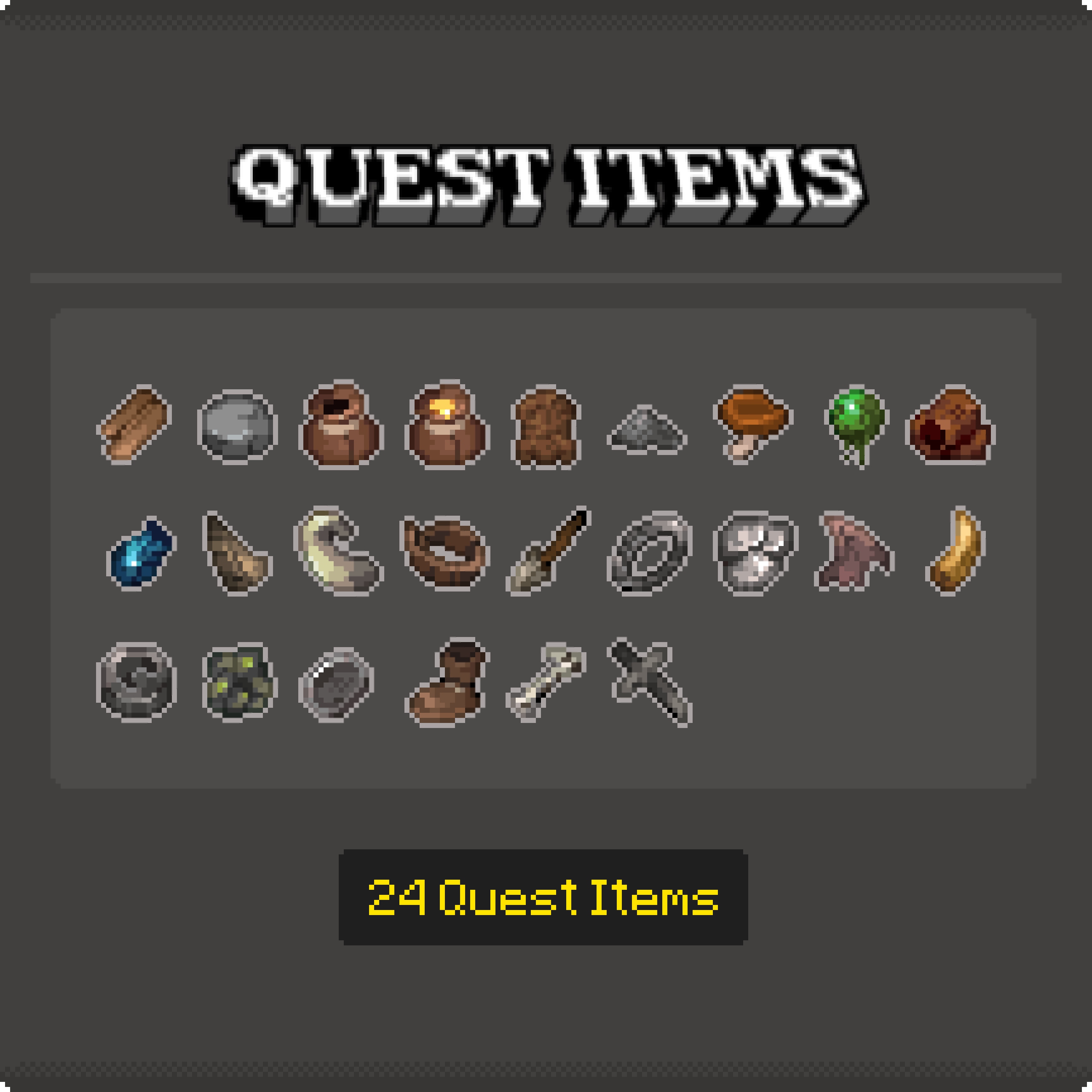 RPG Asset Pack – Quest Items ICON preview image