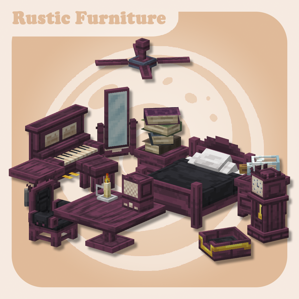 Rustic Furniture - crimson variants