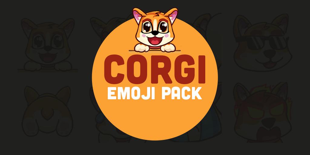 Corgi Emojis Pack | NycoleART preview image