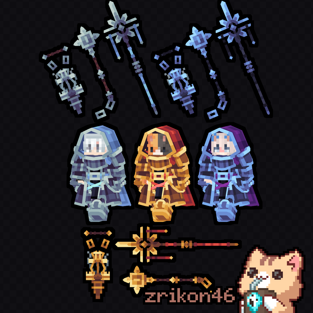 Cleric Armor & Weapon Pack [LRPG Series] preview image
