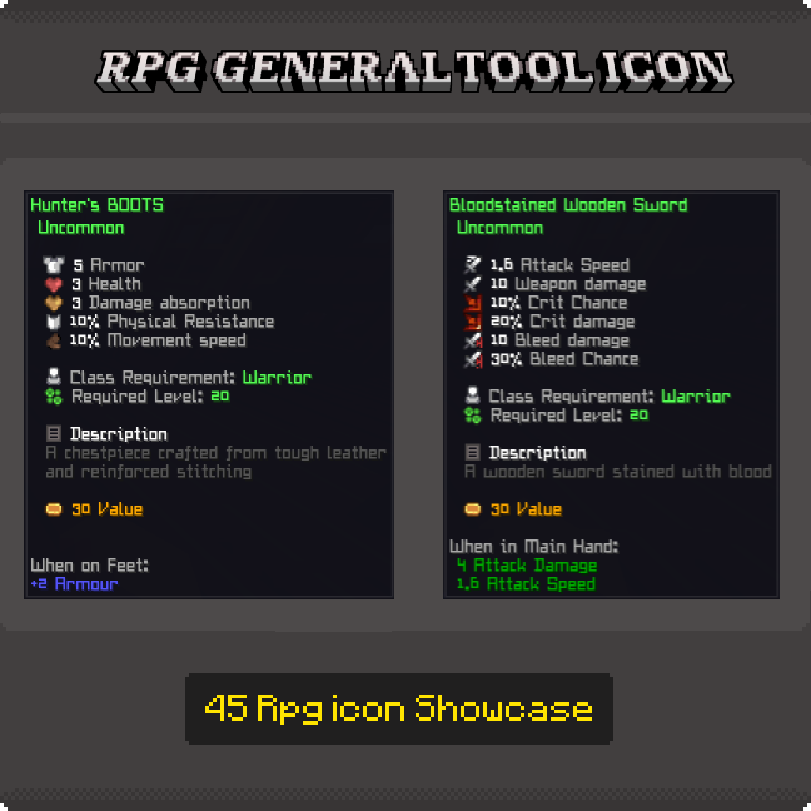 General Tooltip Equipment Icons Vol. 1 preview image