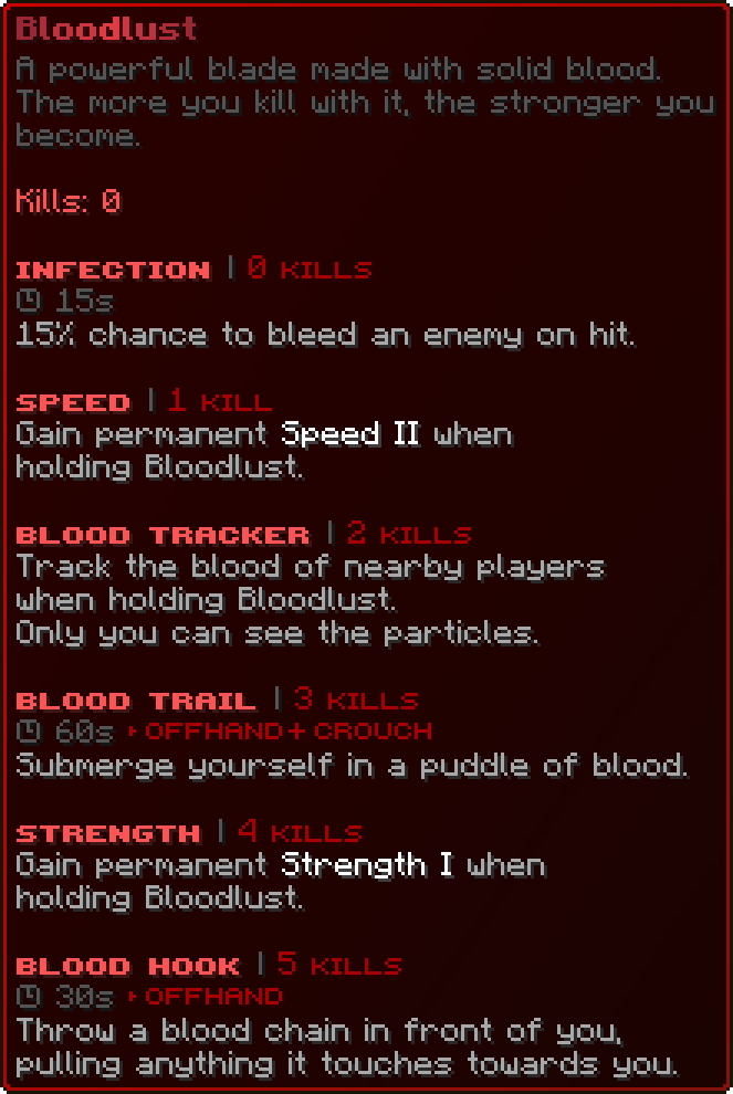 Bloodlust Description
