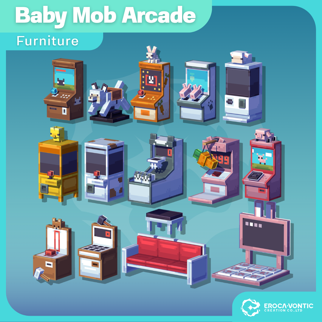 家具 | 宝宝生物街机 [可染色] 预览图