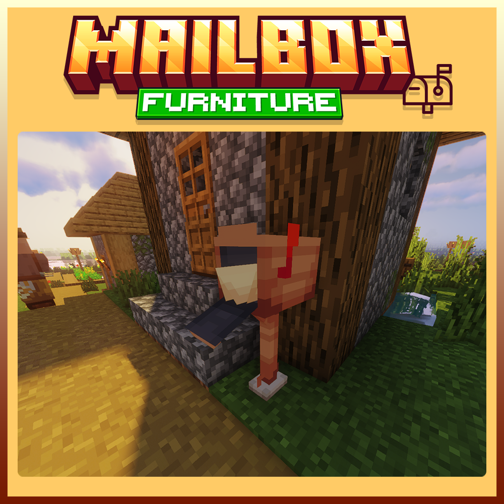 mailbox furniture props decor pack minecraft blockbench