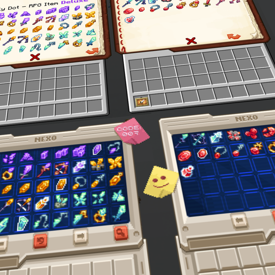 Nexo, IA menu