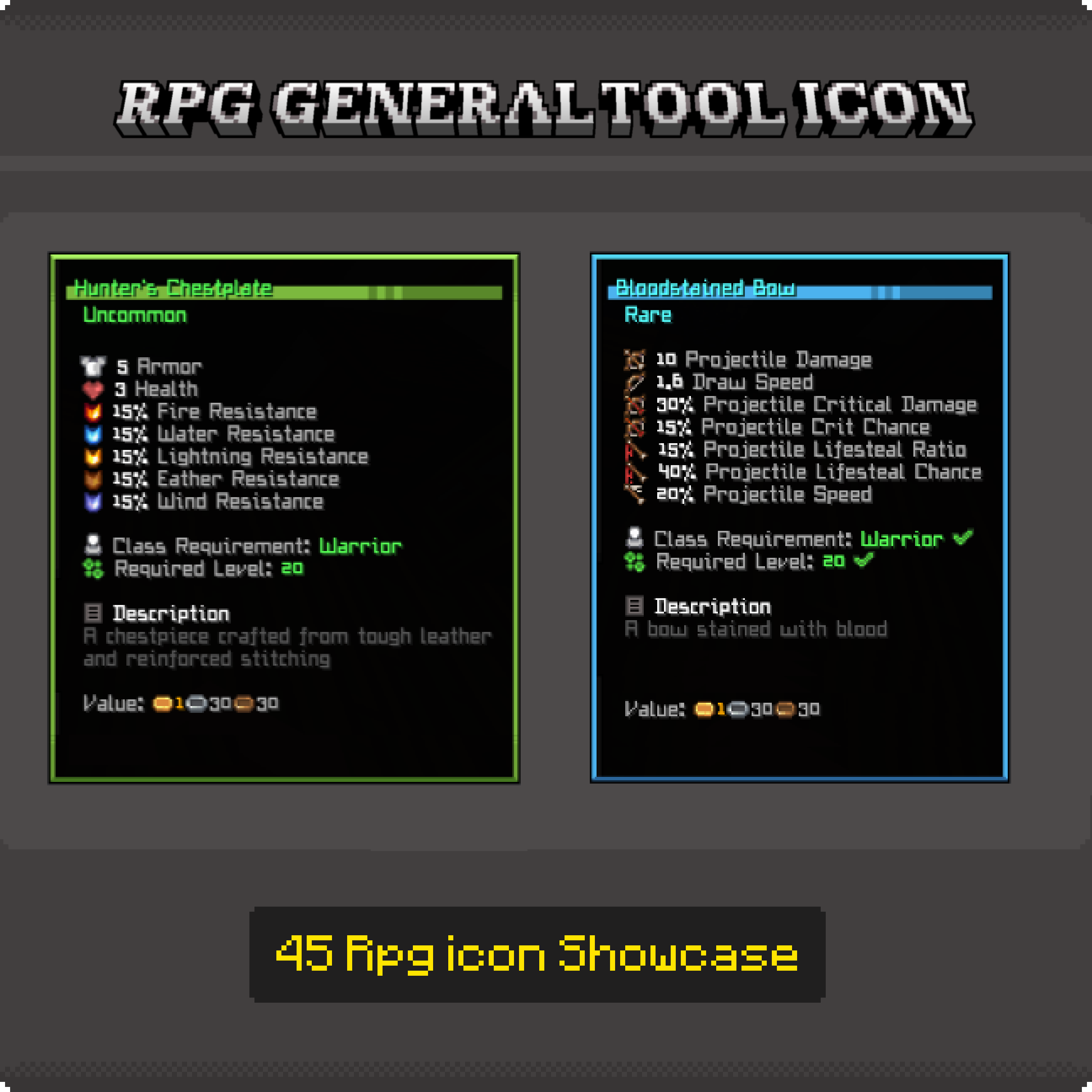 General Tooltip Equipment Icons Vol.2 preview image