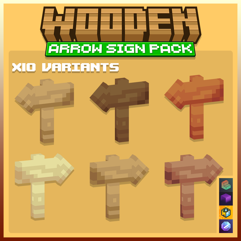 Wooden Arrow Sign Pack preview image