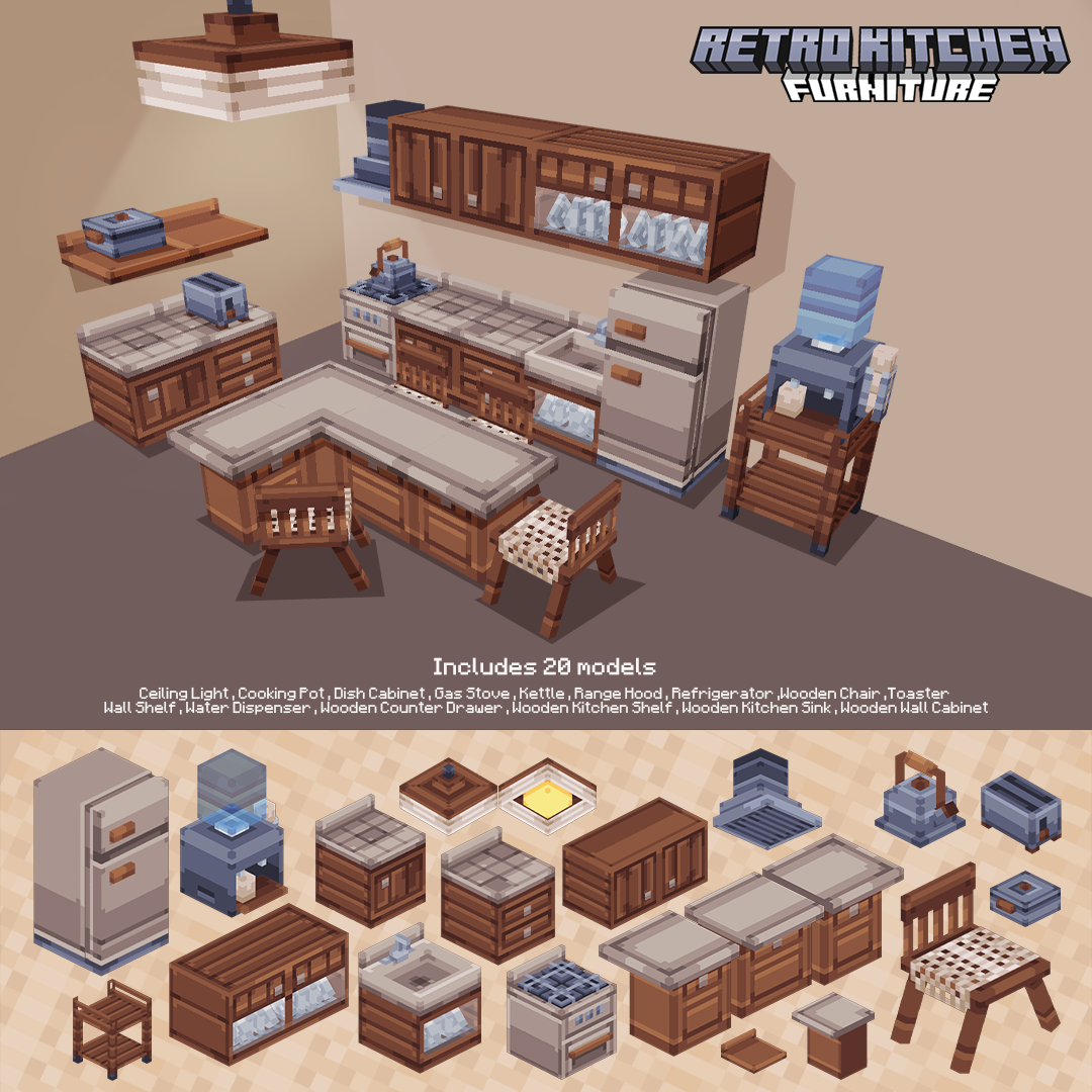 Retro kitchen Furniture preview image