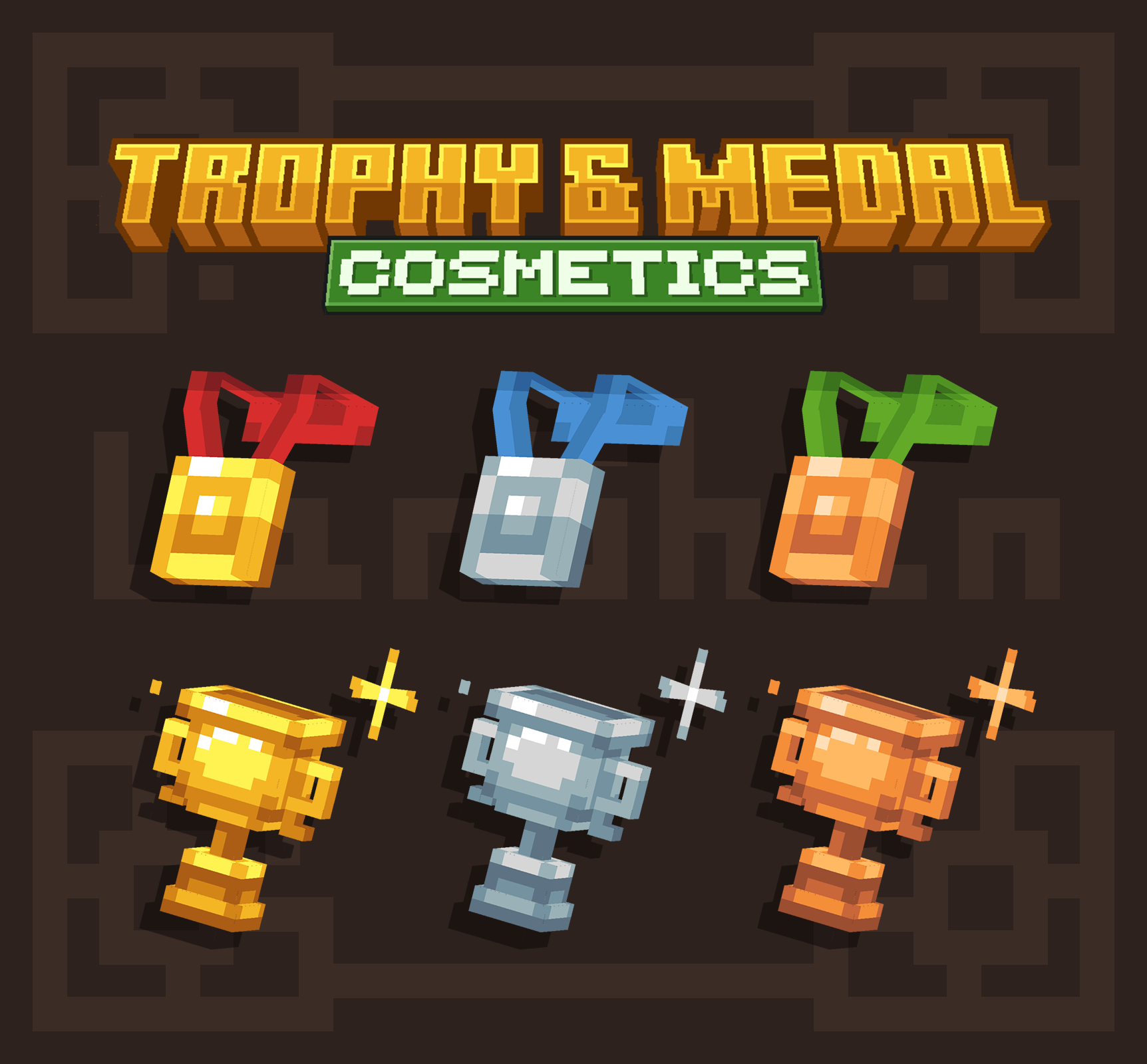 Trophy & Medal Cosmetics【Dyeable】 preview image