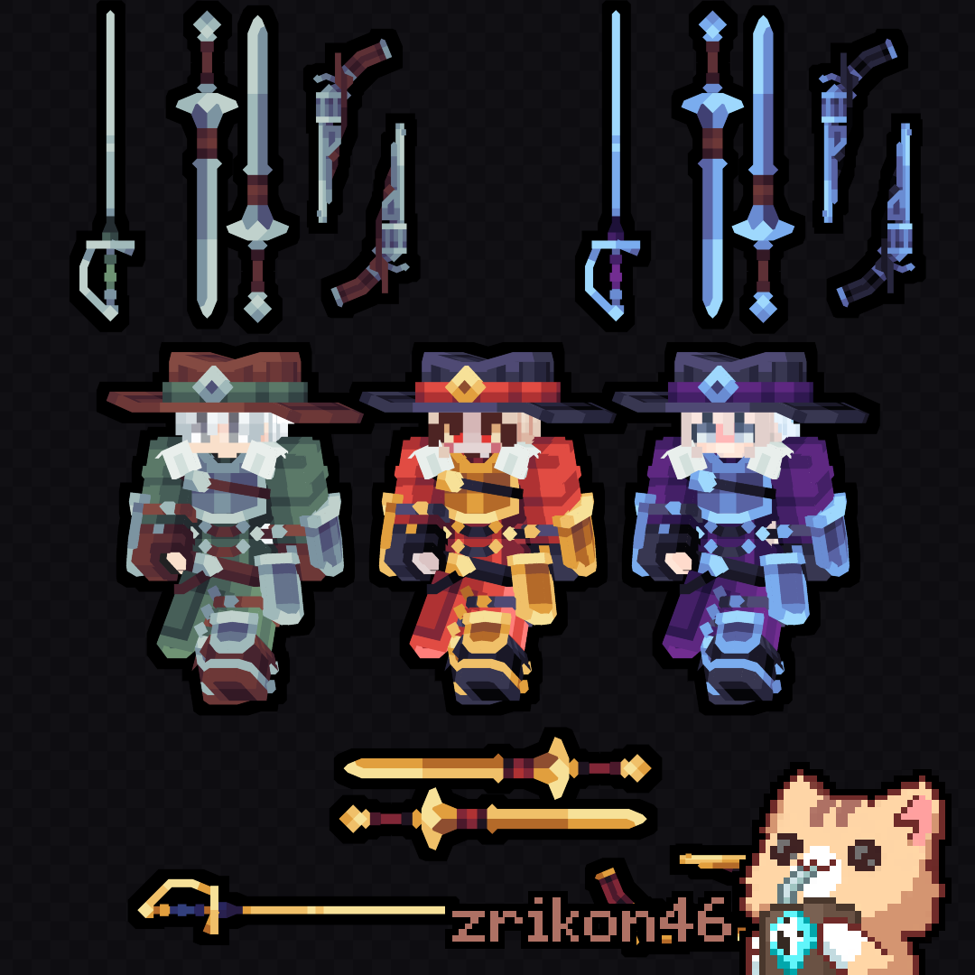 Duelist Armor & Weapon Pack [LRPG Series] preview image