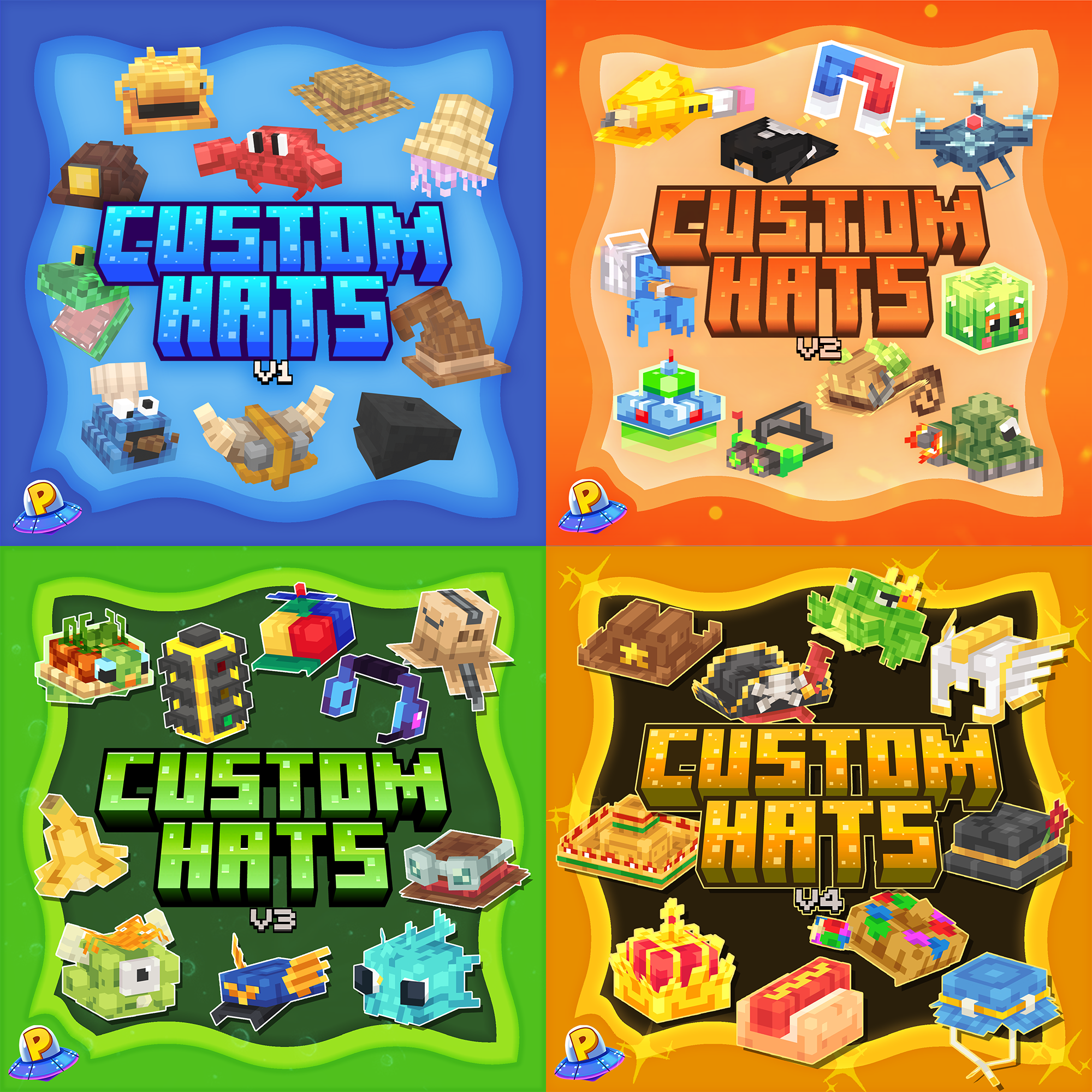 Custom Hats Bundle v1-v4 preview image