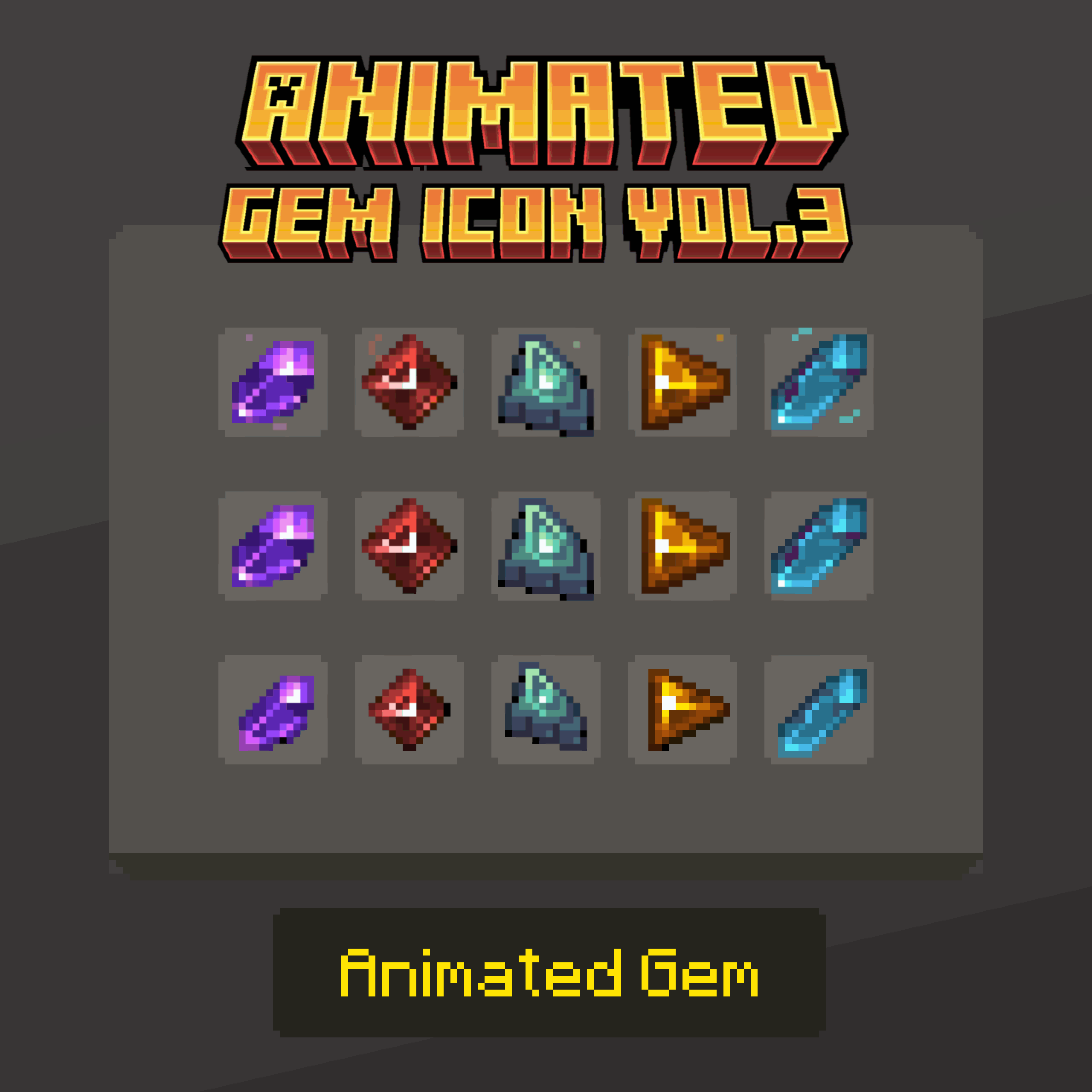 Animated Gem Icon Vol.3 preview image