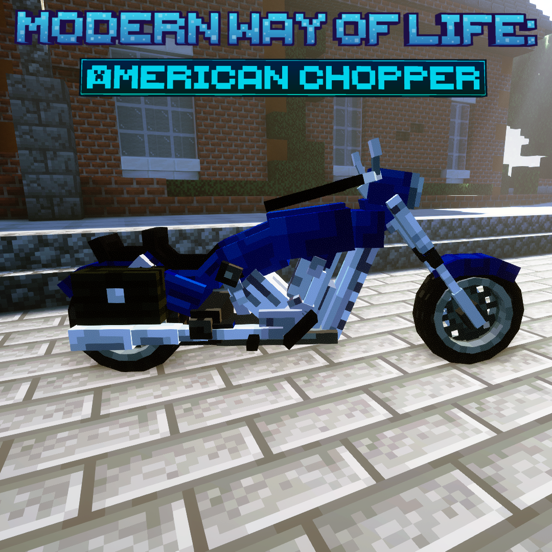 Modern way of life: Chopper Motorcycle preview image