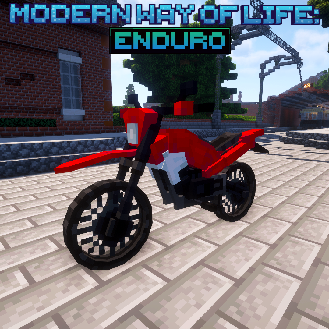 Modern way of life: Enduro motorcycle preview image