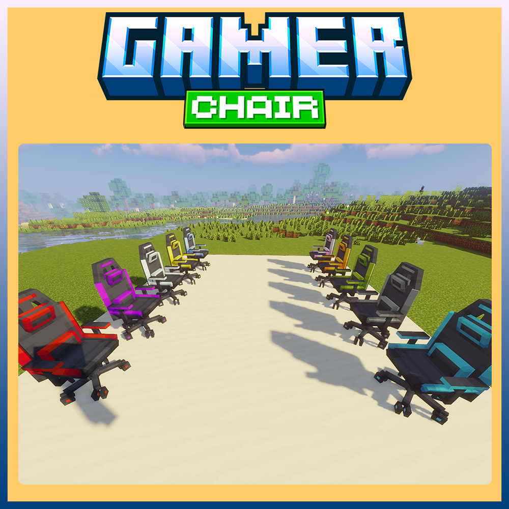 chair furniture decor pack blockbench minecraft