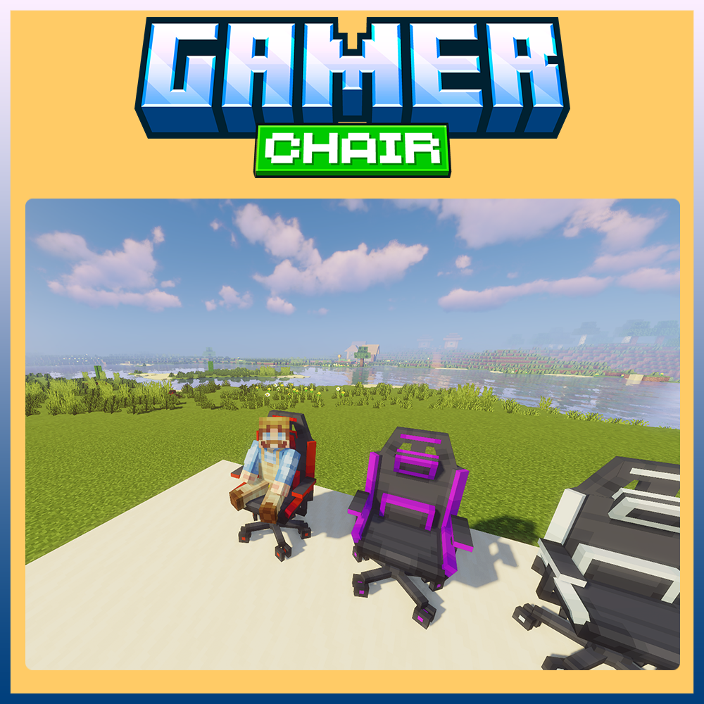 chair furniture decor pack blockbench minecraft