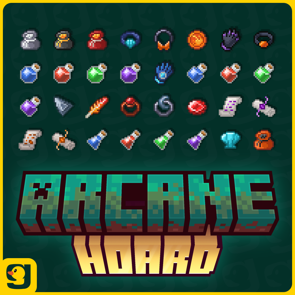 Arcane Hoard | 32x RPG Items Pack preview image