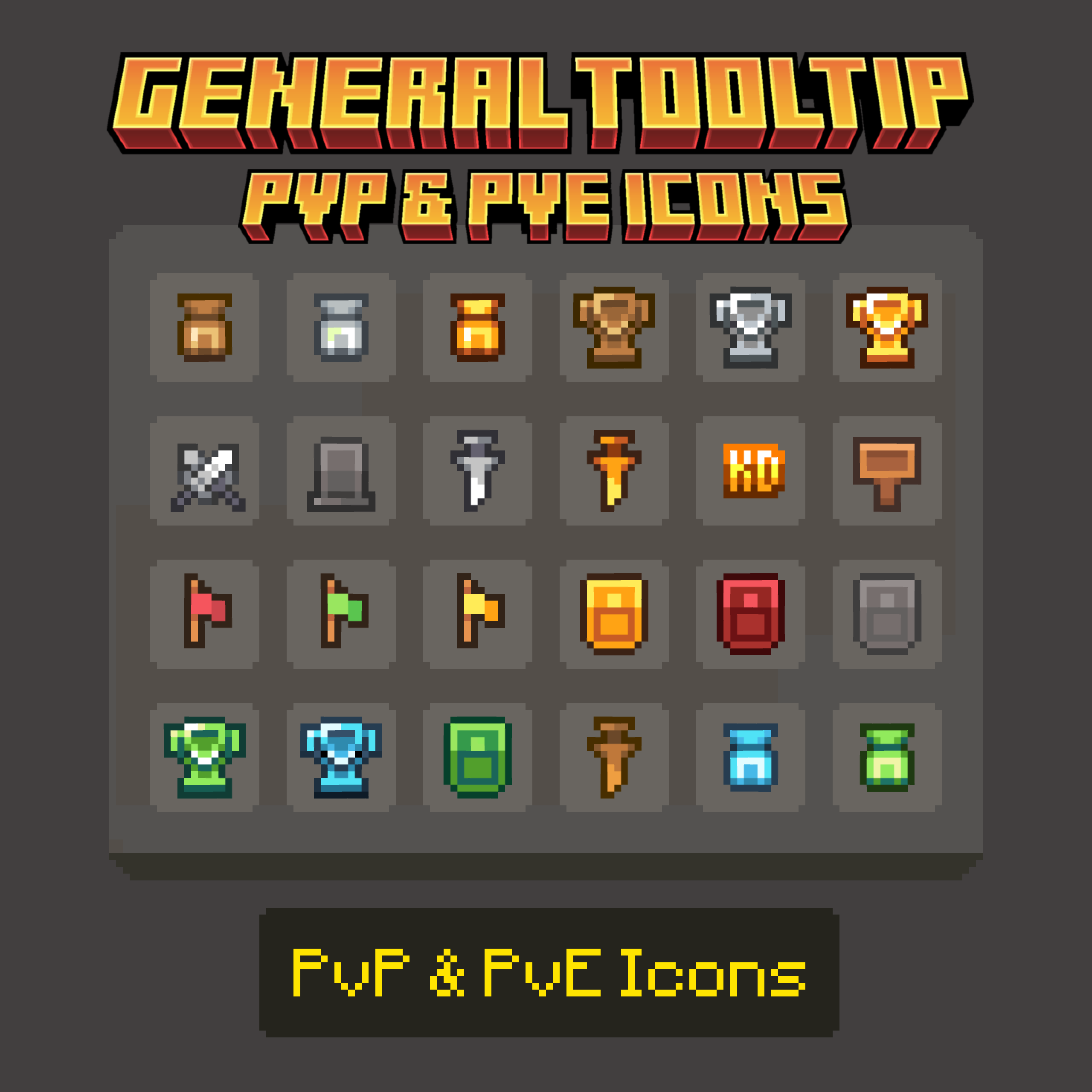 General Tooltip PvP & PvE Icons Vol.4 preview image