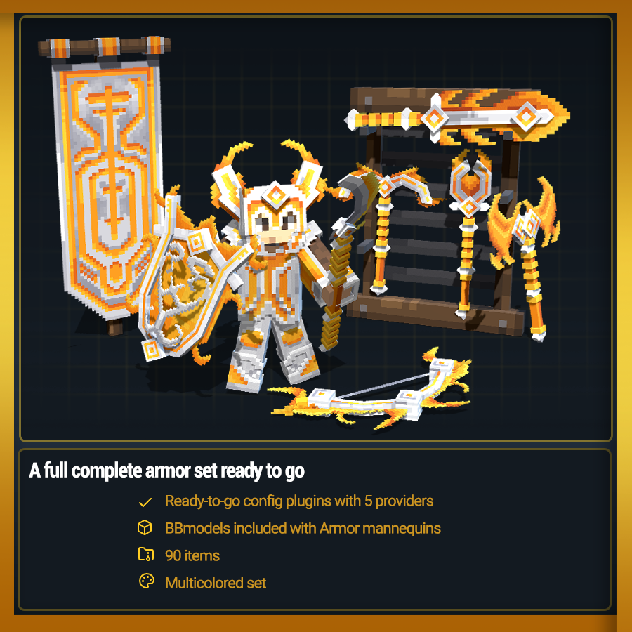 aurorite full armor sets with tools and weapons