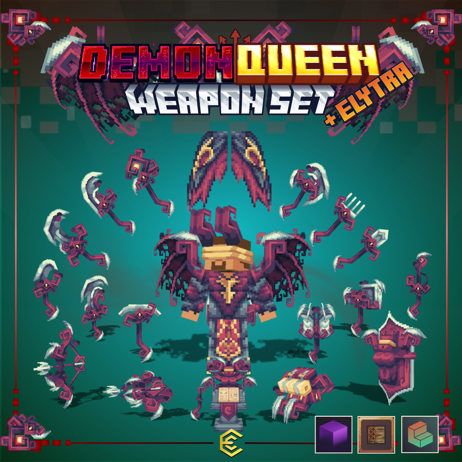 Demon Queen Animated Weapon Set preview image