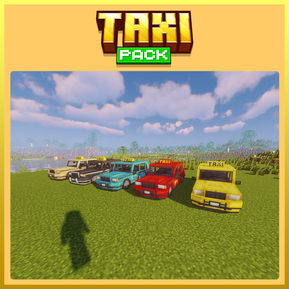 taxi vehicle pack minecraft blockbench