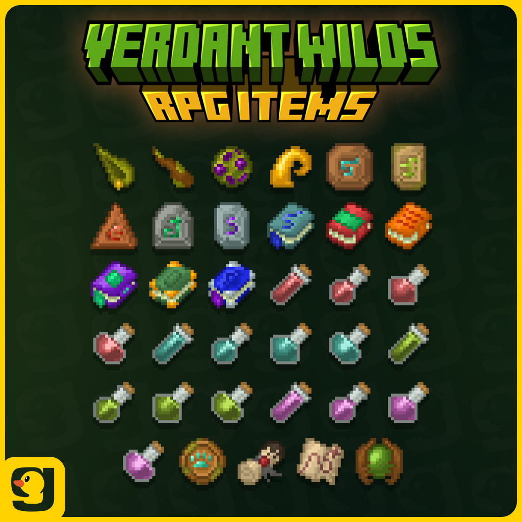 Verdant Wilds | 35x RPG Items Pack preview image