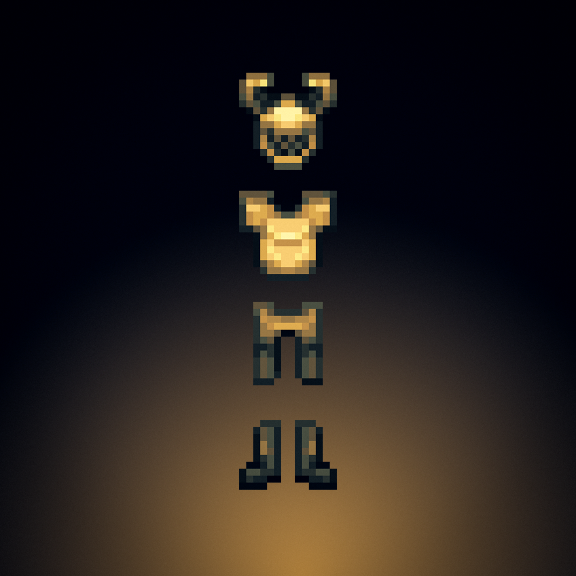 gold gladiator armor items
