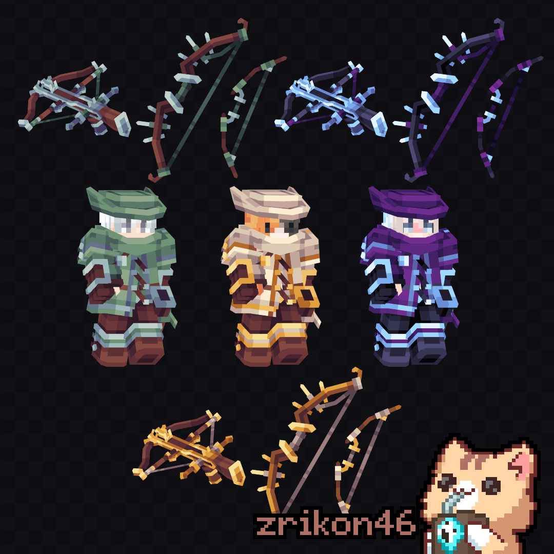 Archer Armor & Weapons Pack [LRPG Series] preview image