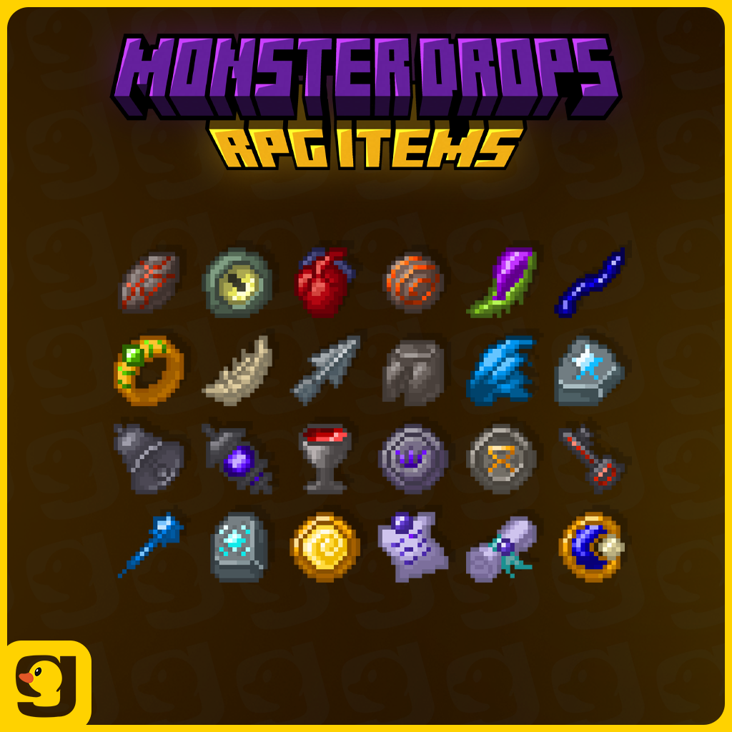 Monster Drops | 24x RPG Items preview image